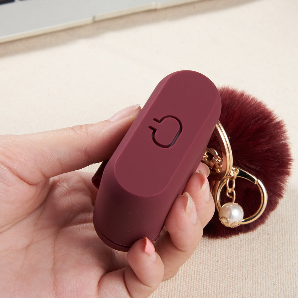 AirPods 3 and Pro Case with Keychain - Burgundy Red — Valerie